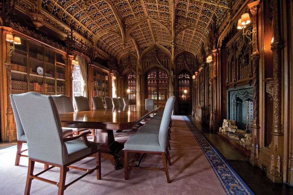 Замок Балморал Шотландия интерьер