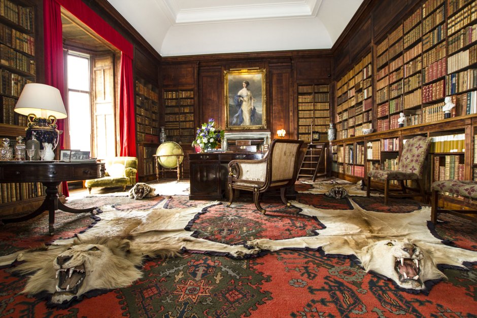 Замок Данробин Шотландия интерьер