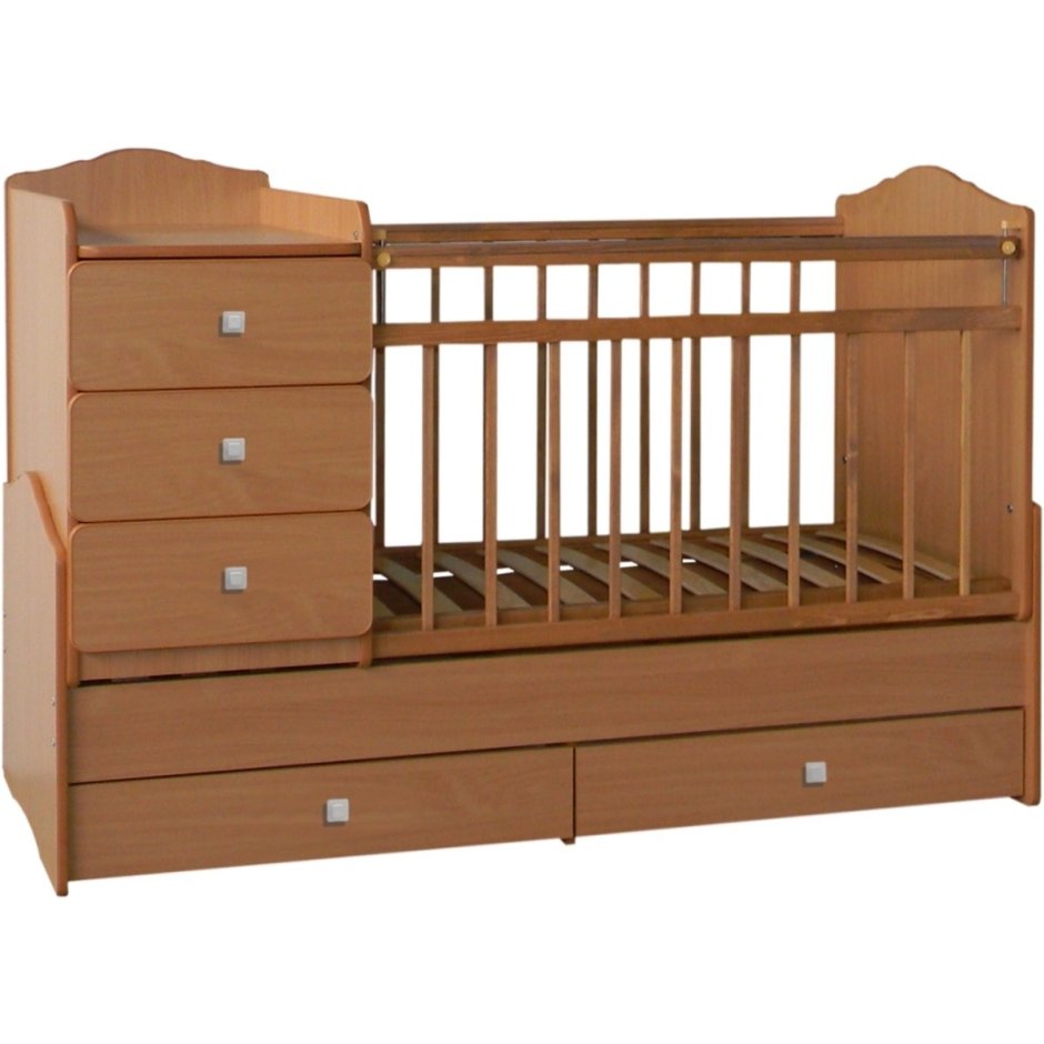 Кроватка Daka Baby Укачай-ка 6 Валенсия (классическая), поперечный маятник