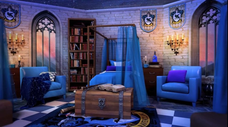 Гарри Поттер спальня Пуффендуя