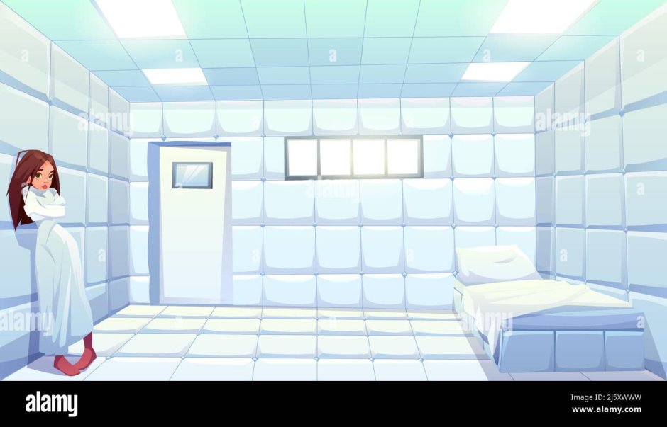 Комната в психбольнице мягкая аниме