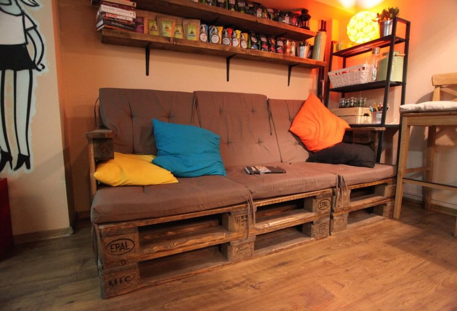 Поддоны в интерьере