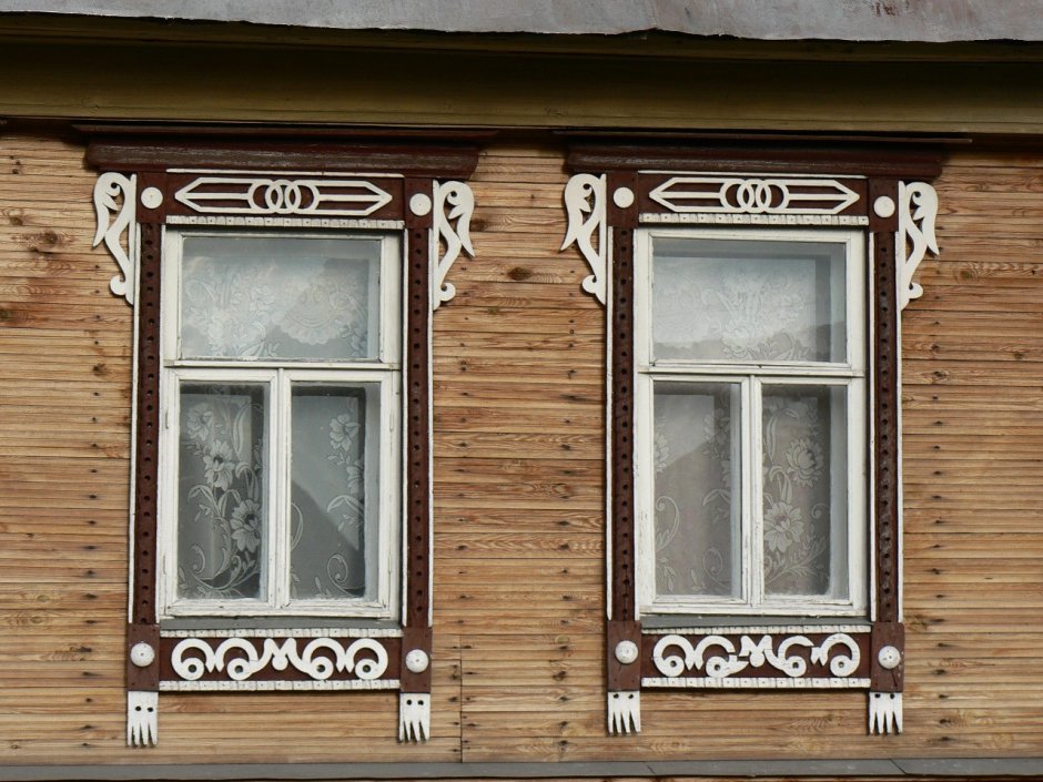Наличники на окна в цвете