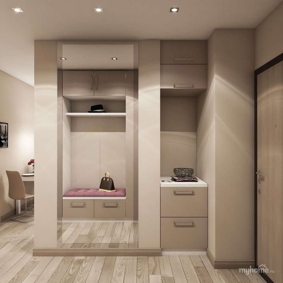 Шкаф в коридор в современном стиле