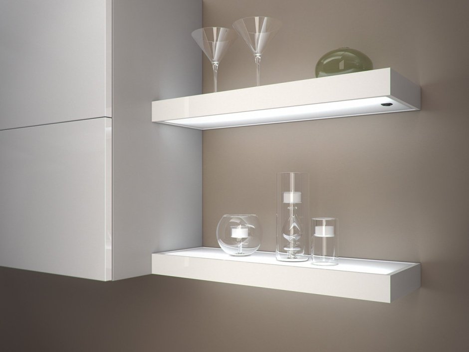 Ikea полка стеклянная подвесная