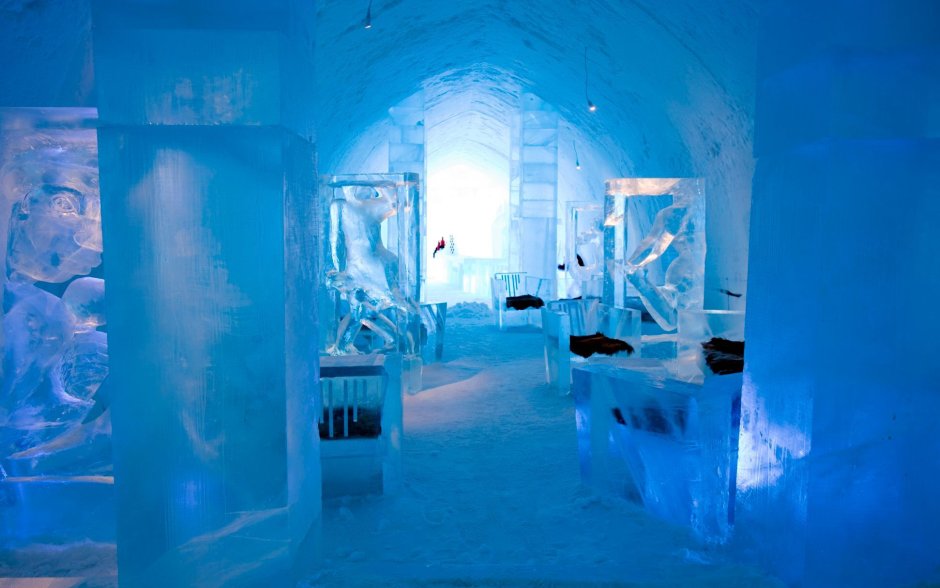 Icehotel Швеция, Юккасъярви внутри