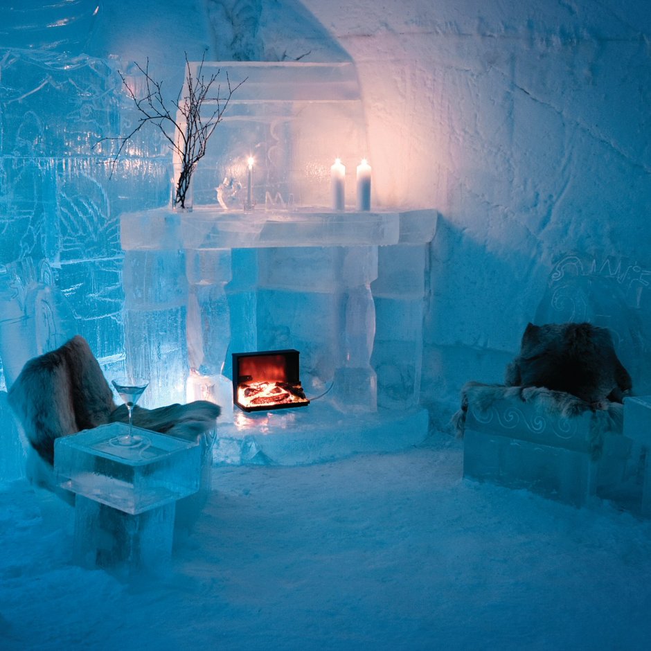 Ледяной отель Sorrisniva Igloo в Норвегии