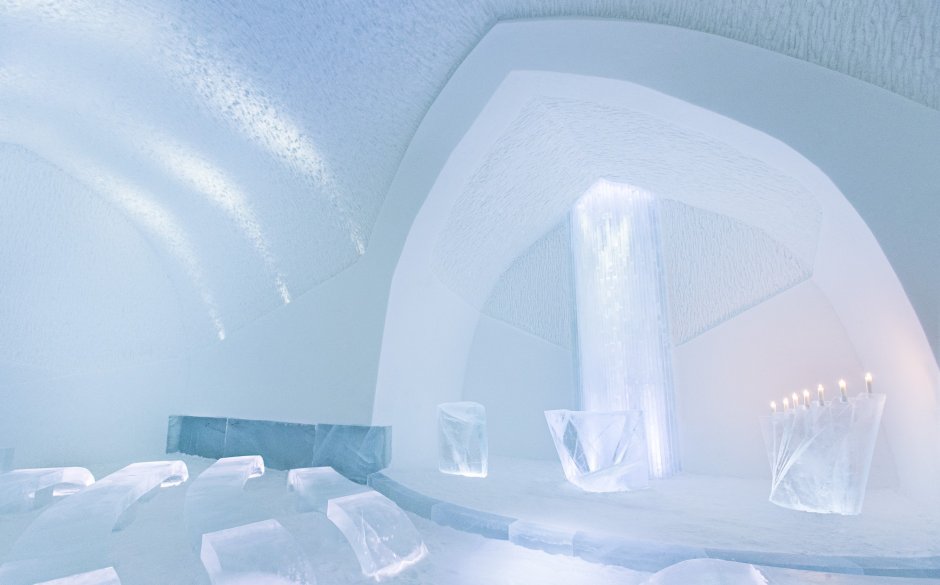 Ледяной отель (Icehotel), Юккасъярви (Jukkasjärvi)