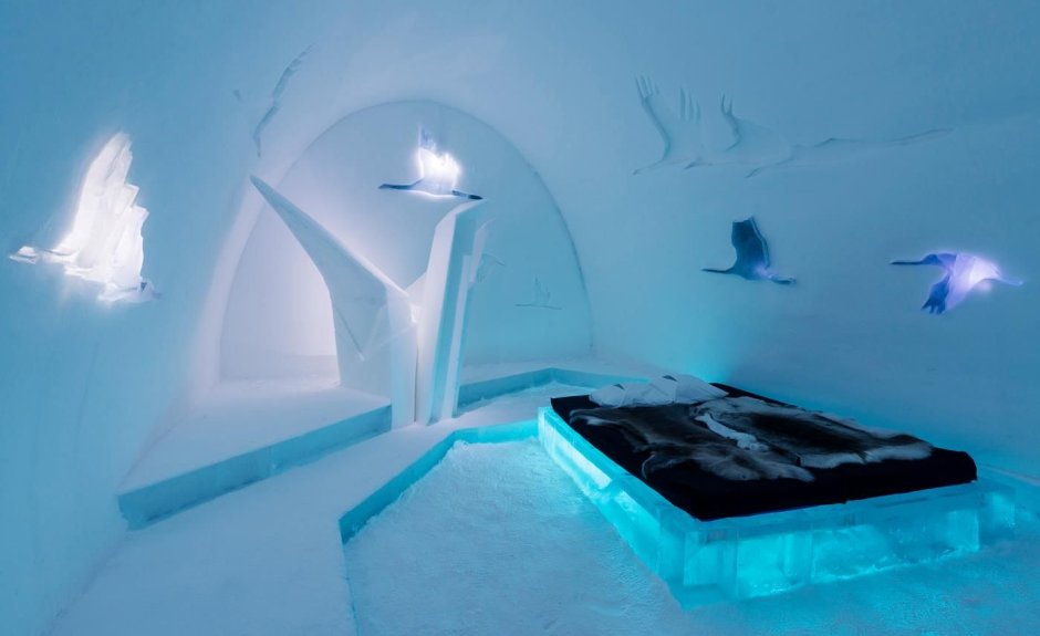 Ледяной отель в Норвегии