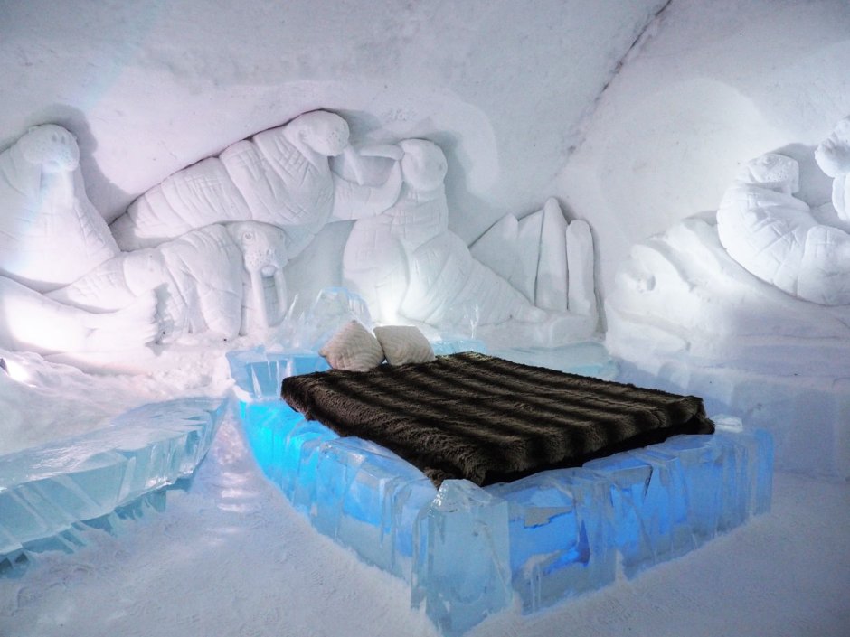 Hotel de glace (Канада/Квебек) ледяной отель в Квебеке