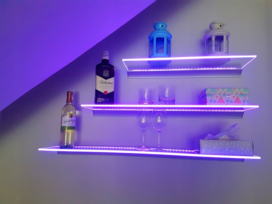 HLT - полка с подсветкой led 413x328