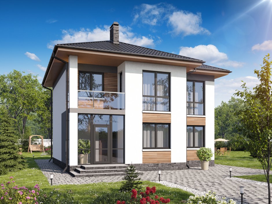 Дом эркер 120кв