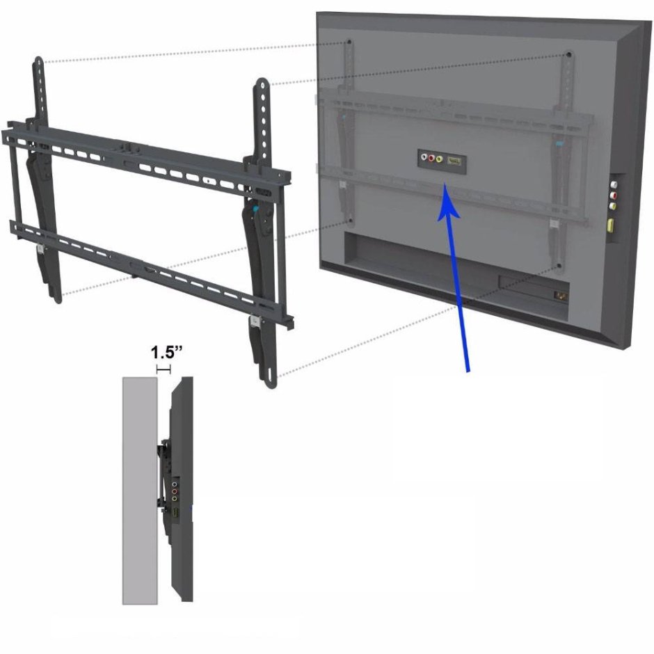 Кронштейн под ТВ на стену 55 дюймов
