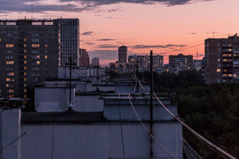 Эстетичная крыша многоэтажки