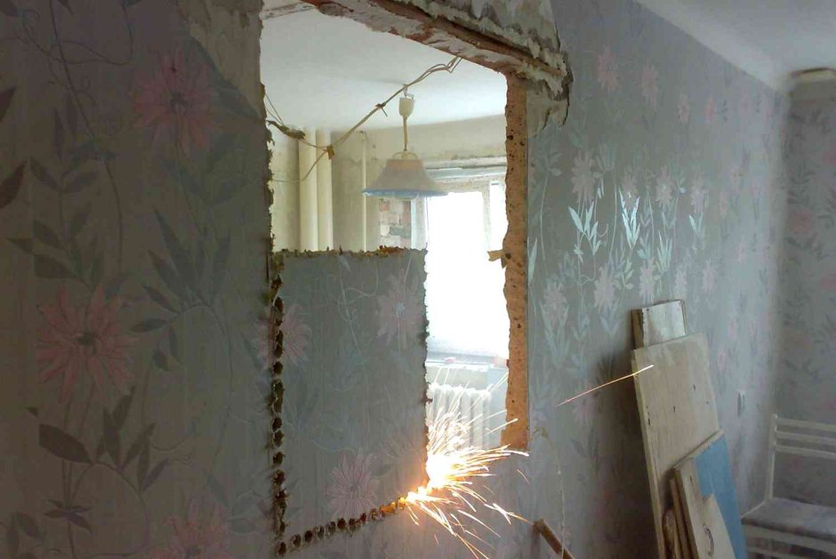 Проем в стене в квартире