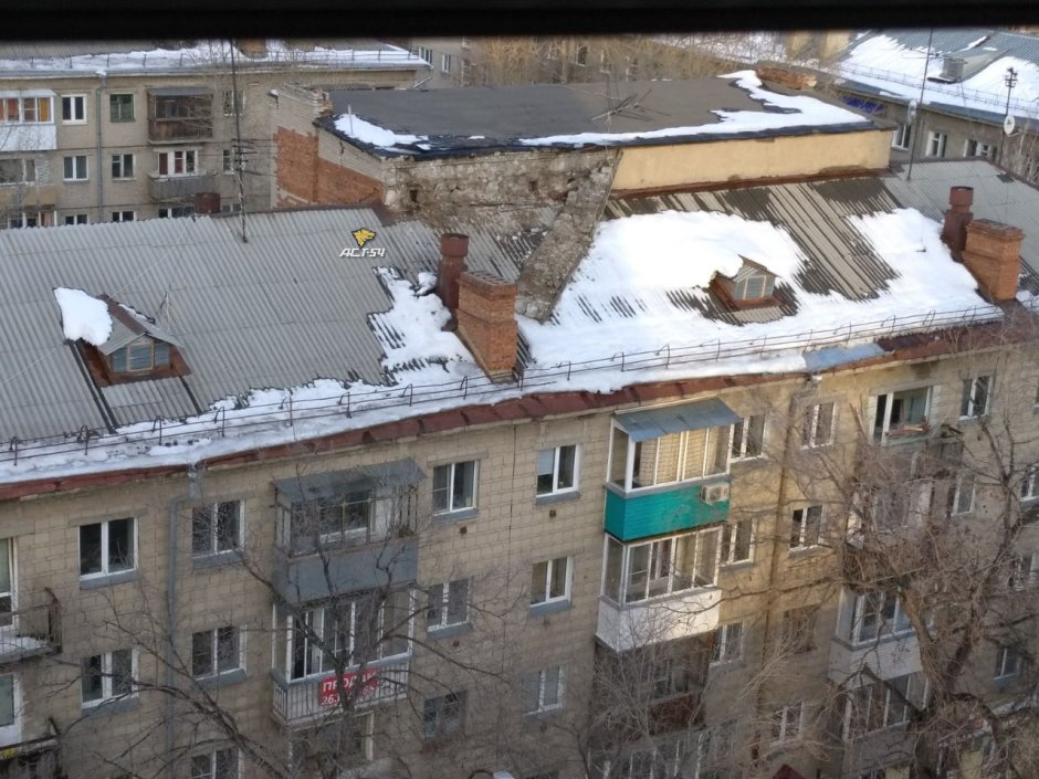 Крыша пятиэтажки