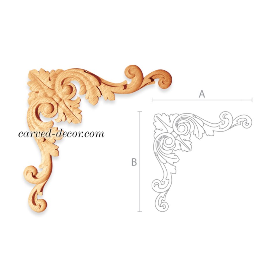 Ставрос резной декор из дерева для фасада