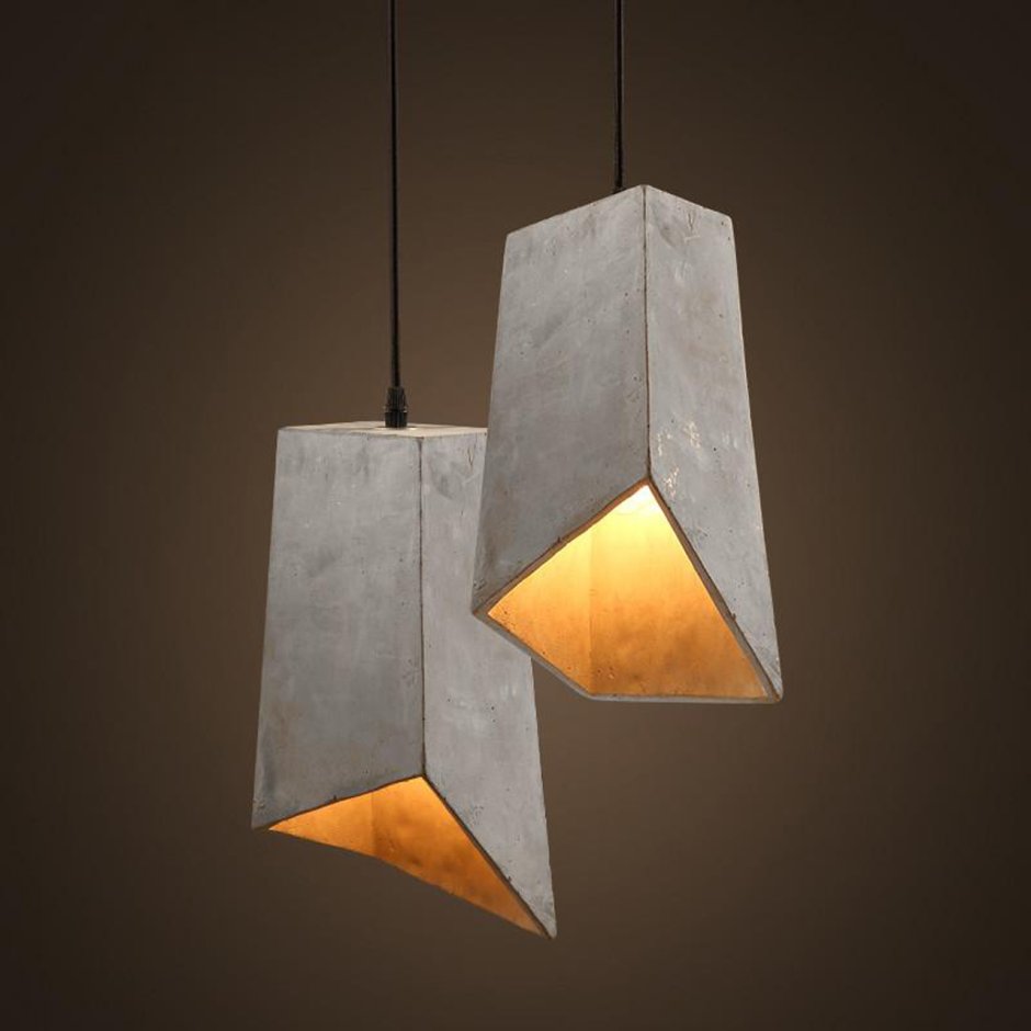 Подвесной светильник Cement droplight Pendant Light cylinder