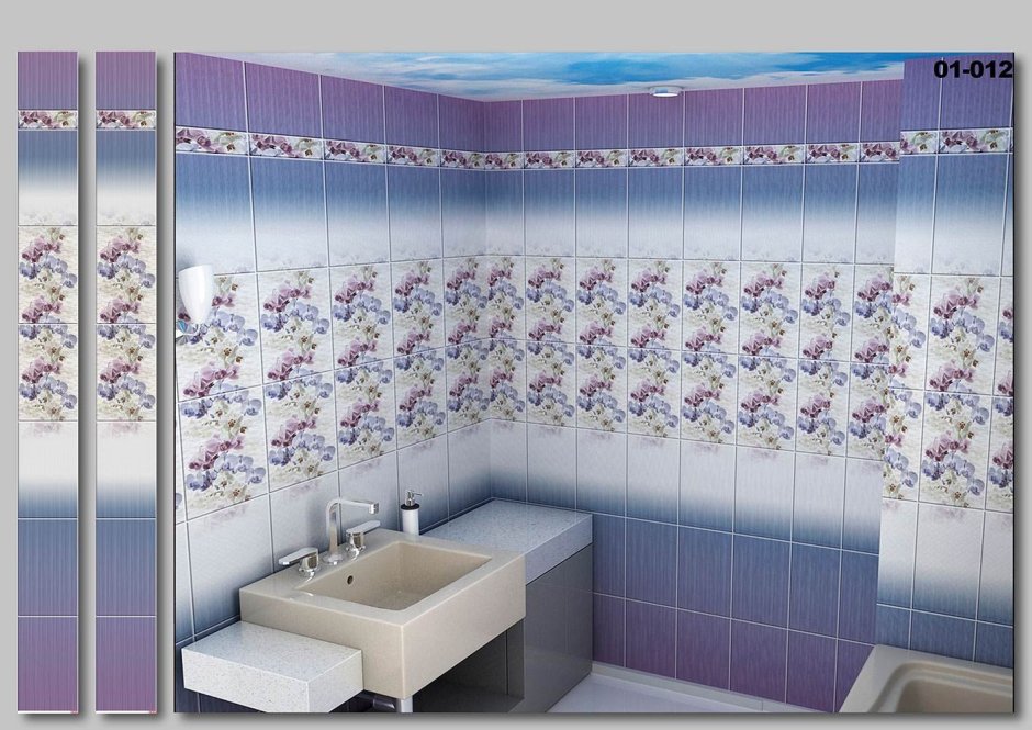 Отделка ванны панелями ПВХ