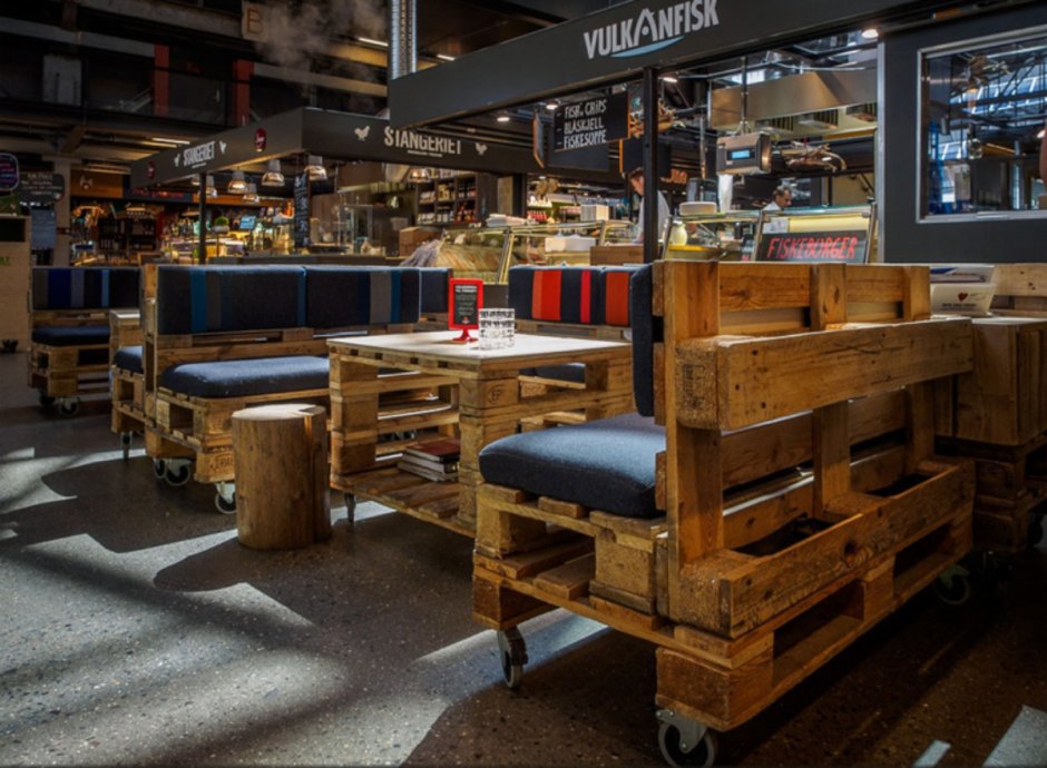 Мини-бар в стиле лофт Индастриал