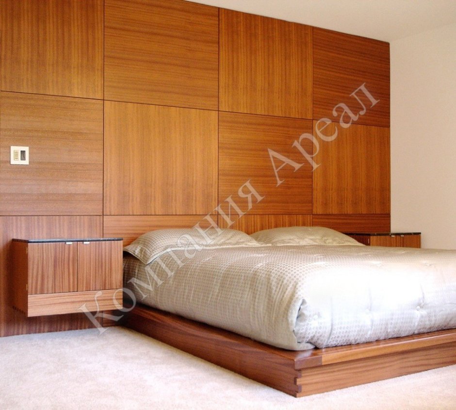 Шпонированные панели Wallhof Wood "тик"