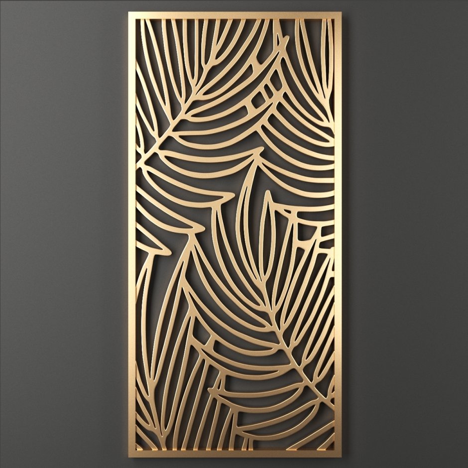 Резная 3d панель Cobweb