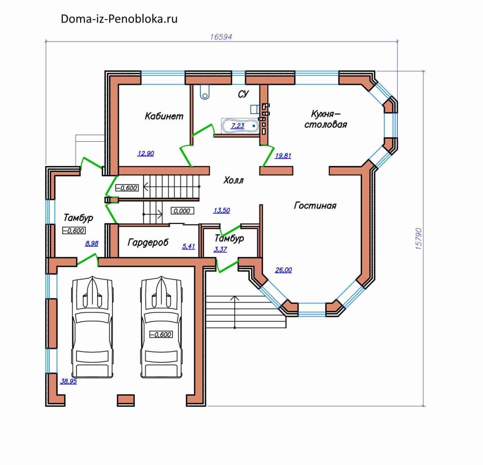 Courtyard House Plan