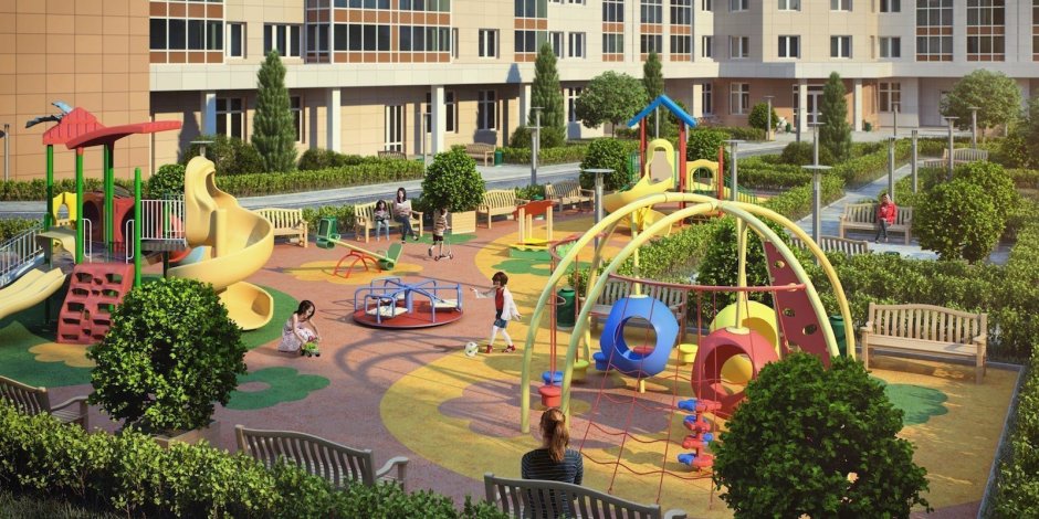 Jaja Architects детская площадка