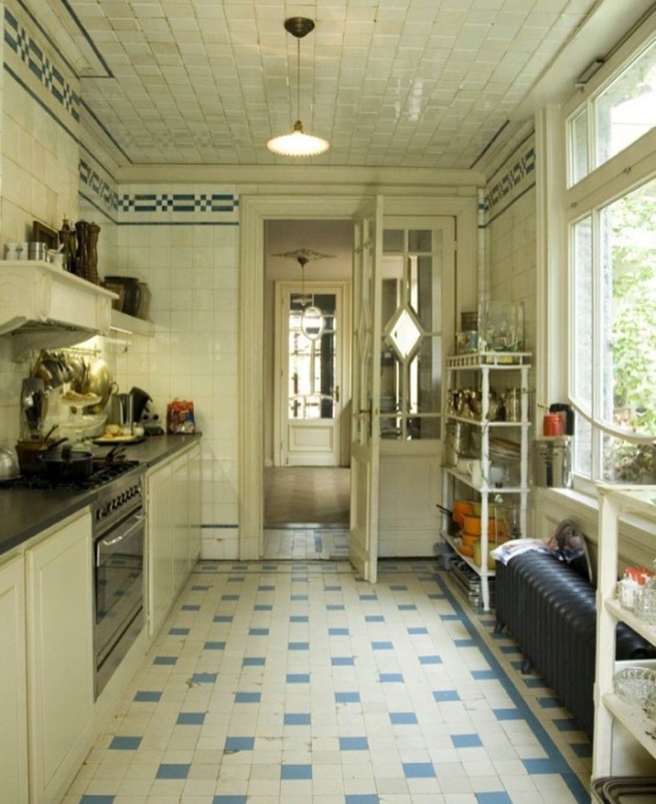 Метлахская плитка в интерьере кухни
