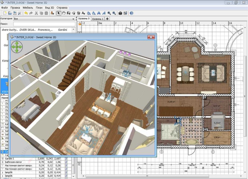 3д визуализация интерьера в программе homestyler