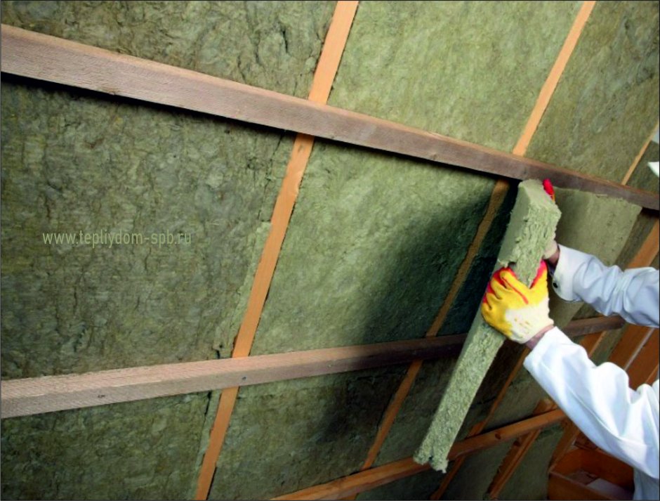 Утепление мансарды Rockwool