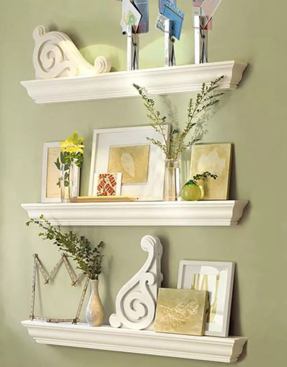 Необычные угловые полки