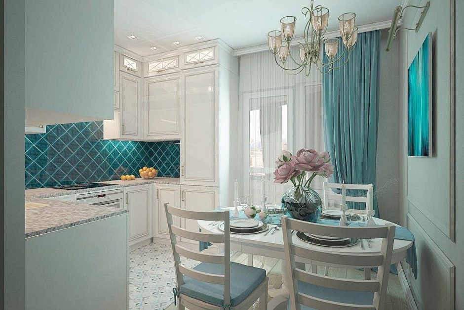 Бирюзовая кухня