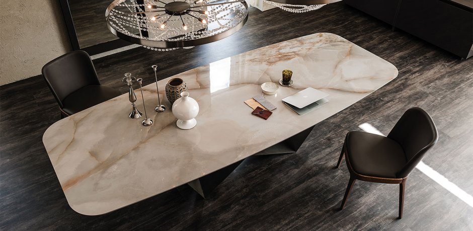 Обеденный стол Skorpio Keramik Cattelan Italia