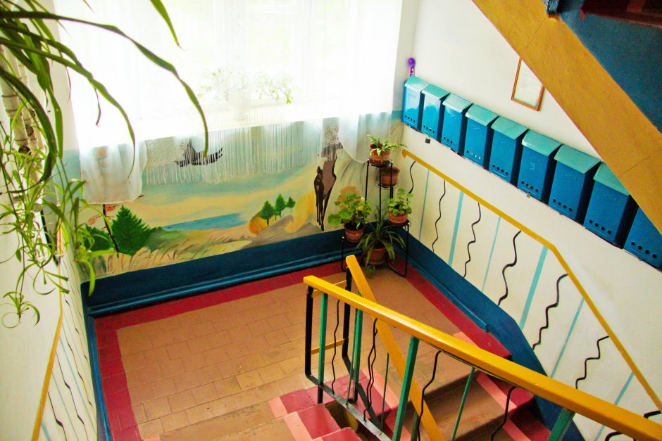 Лестница в детском саду