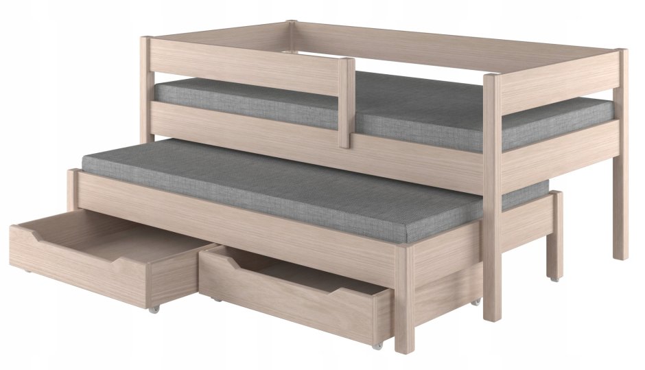 Раздвижные кровати для двоих детей