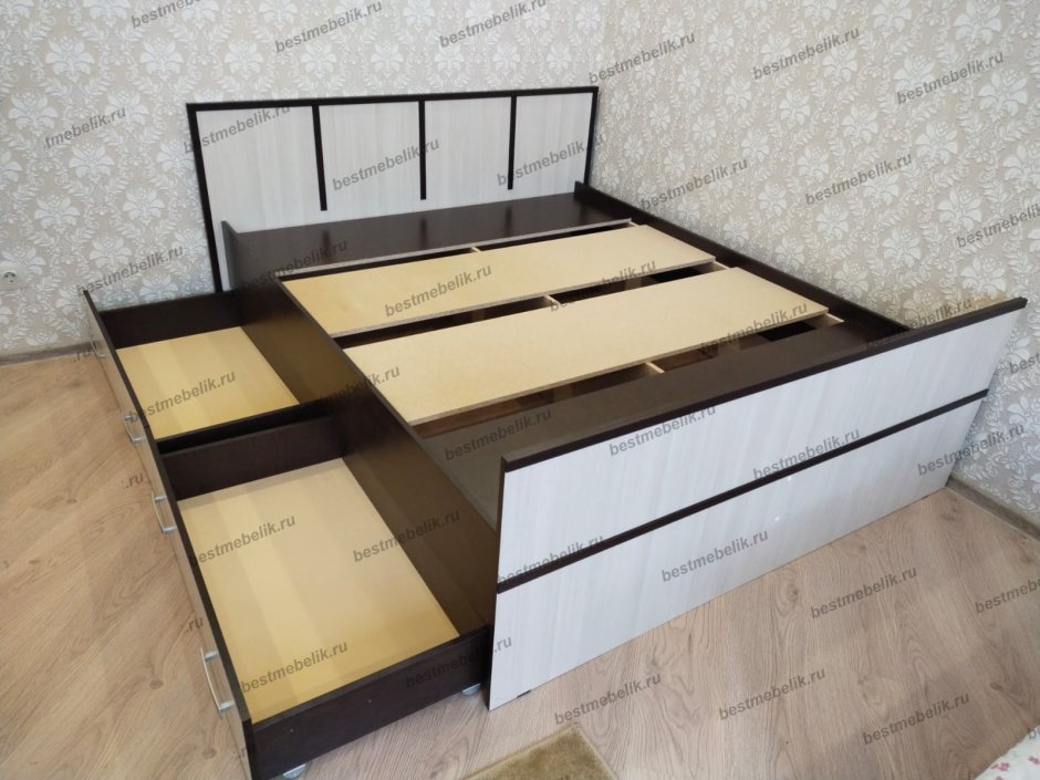 Кровать Сакура с ящиками 160х200