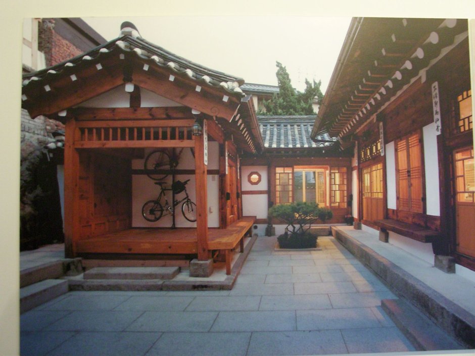 Ханок дом в Корее двухэтажные