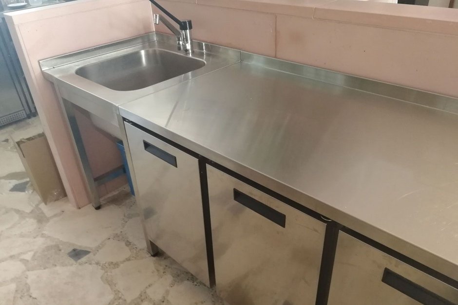 Столешница из нержавейки
