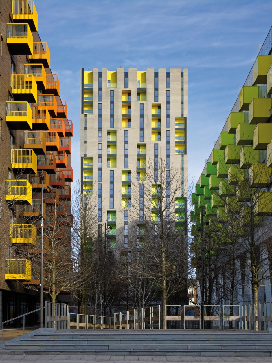Архитектура жилого комплекса в Европе