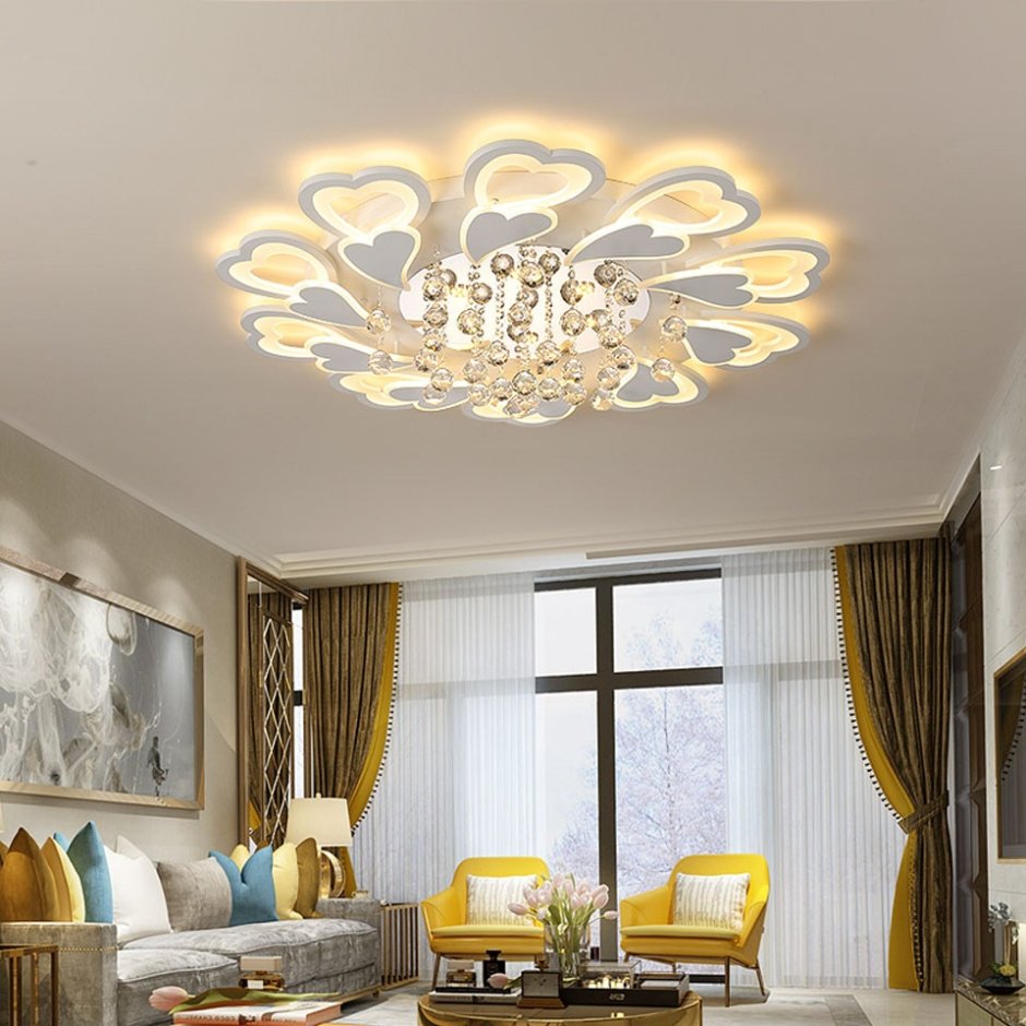 Люстра led Ceiling Lamp 6 кольца