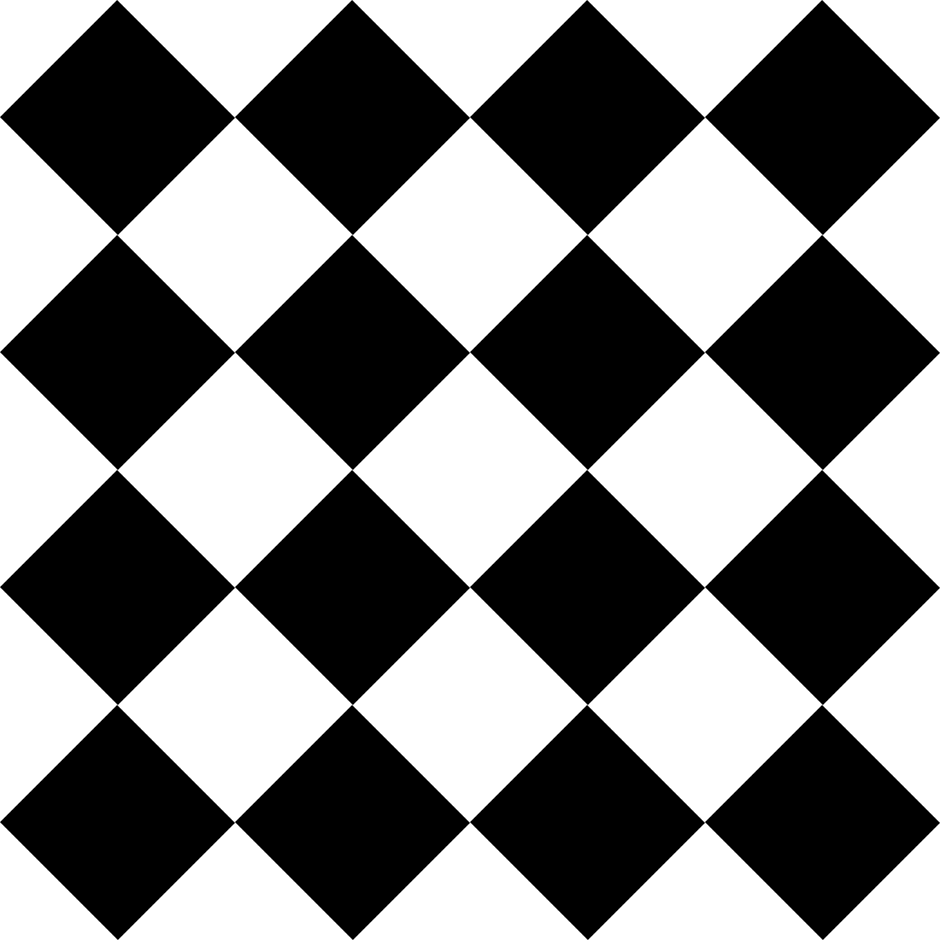 Плитка квадратная чёрно белая