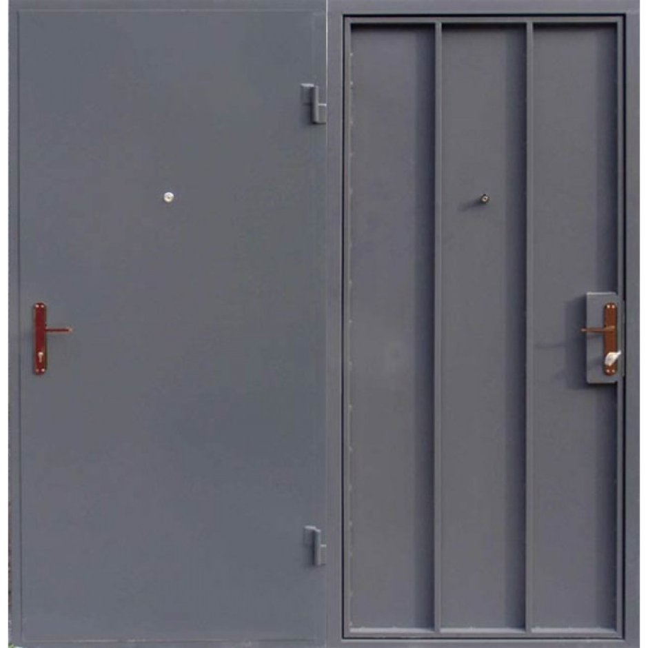Дверь металлическая техническая 2200х100