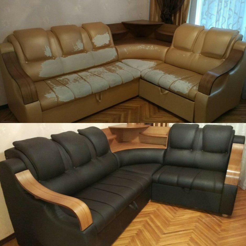 Перетянутый классический диван