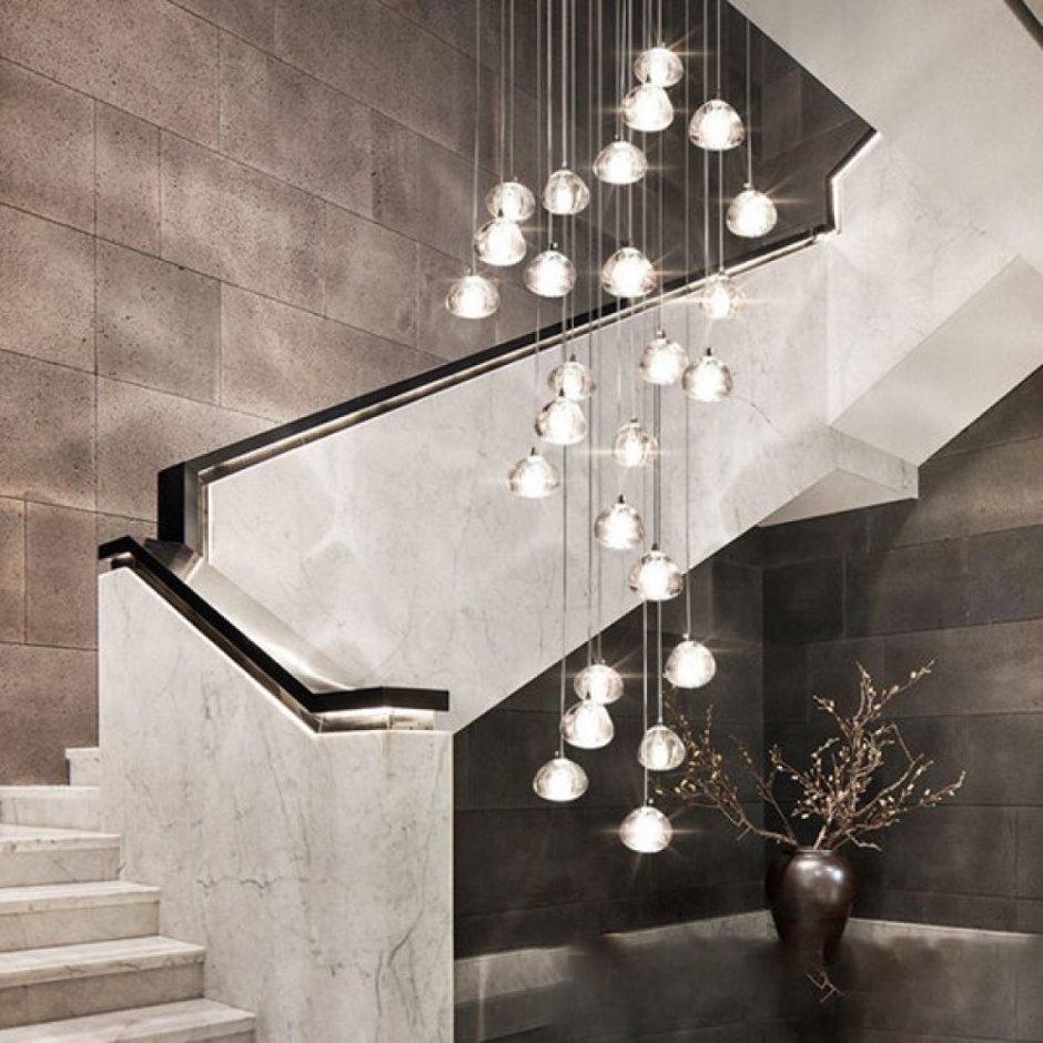 Mizu 14 fourteen Pendant Chandelier by Terzani
