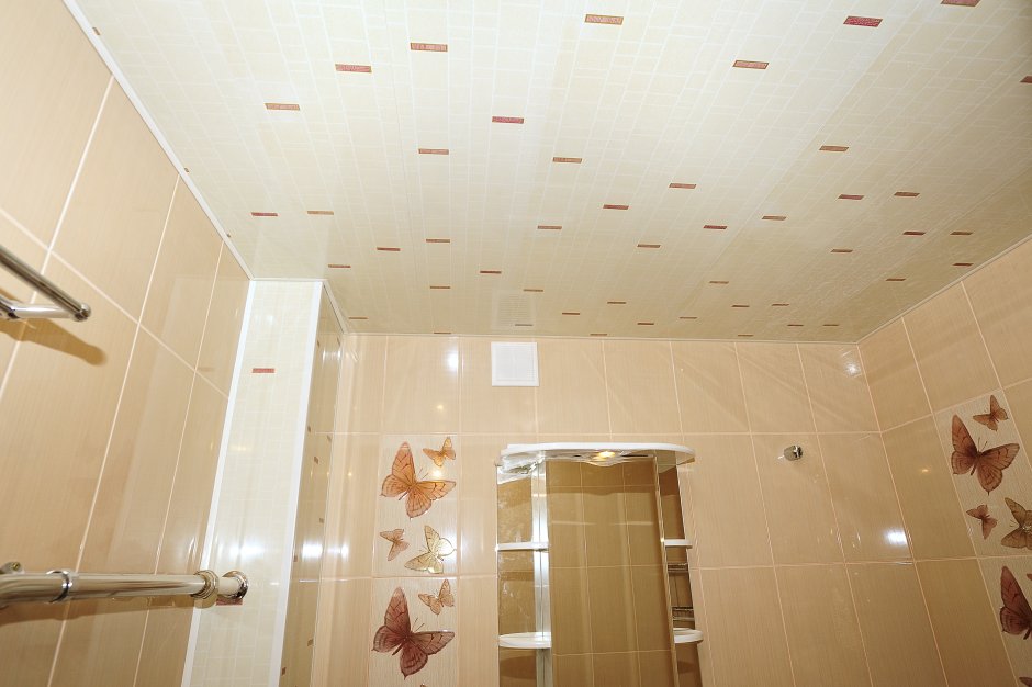 Пластиковый потолок в ванную
