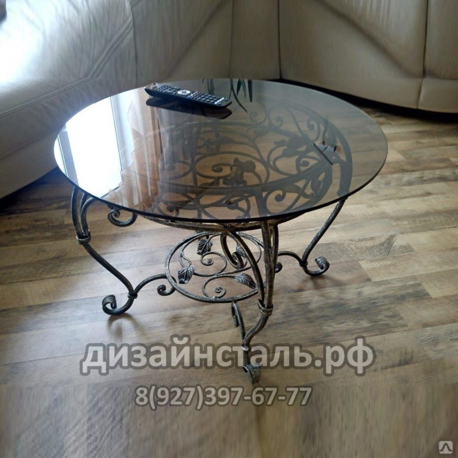 Кованые столы и стулья для кухни