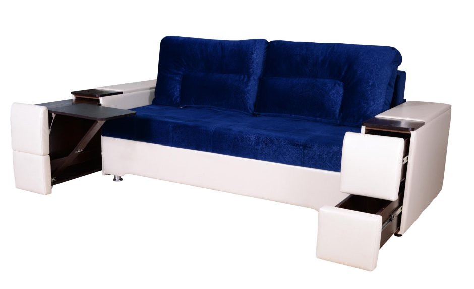 Угловой диван со столиком в углу