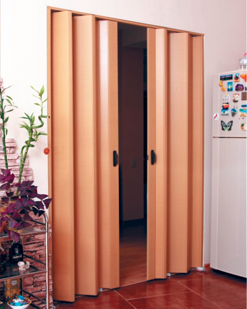 Двери гармошка 60x200 ПВХ