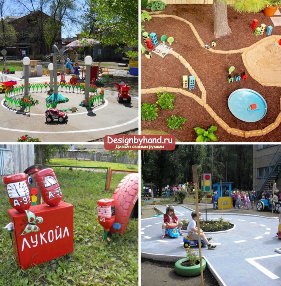 Украшение детских площадок в детском саду